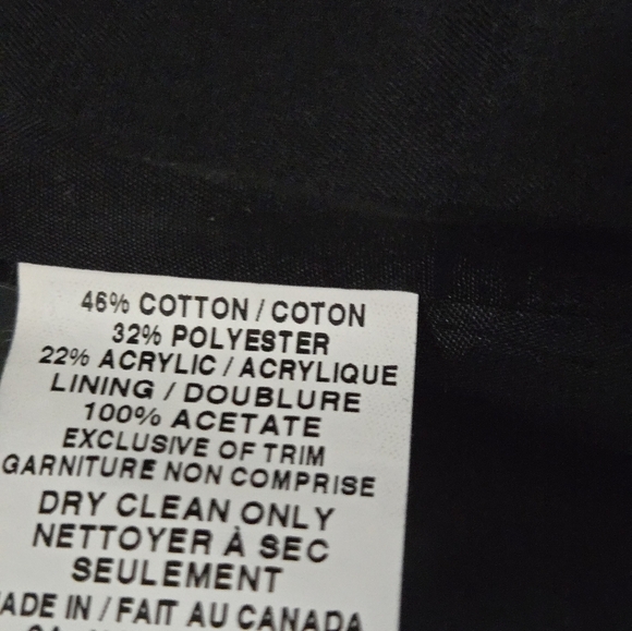 BAIA- Dark Teal Dress Jacket With Black Floral Print. Size 8 - Picture 12 of 13